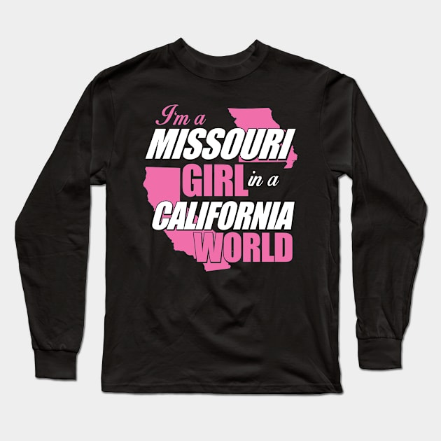 california girl Long Sleeve T-Shirt by FUNNY LIFE